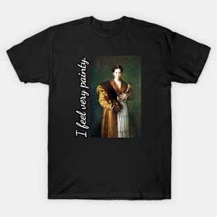 I'm feeling very painty.  The portrait of a young woman, Antea T-Shirt